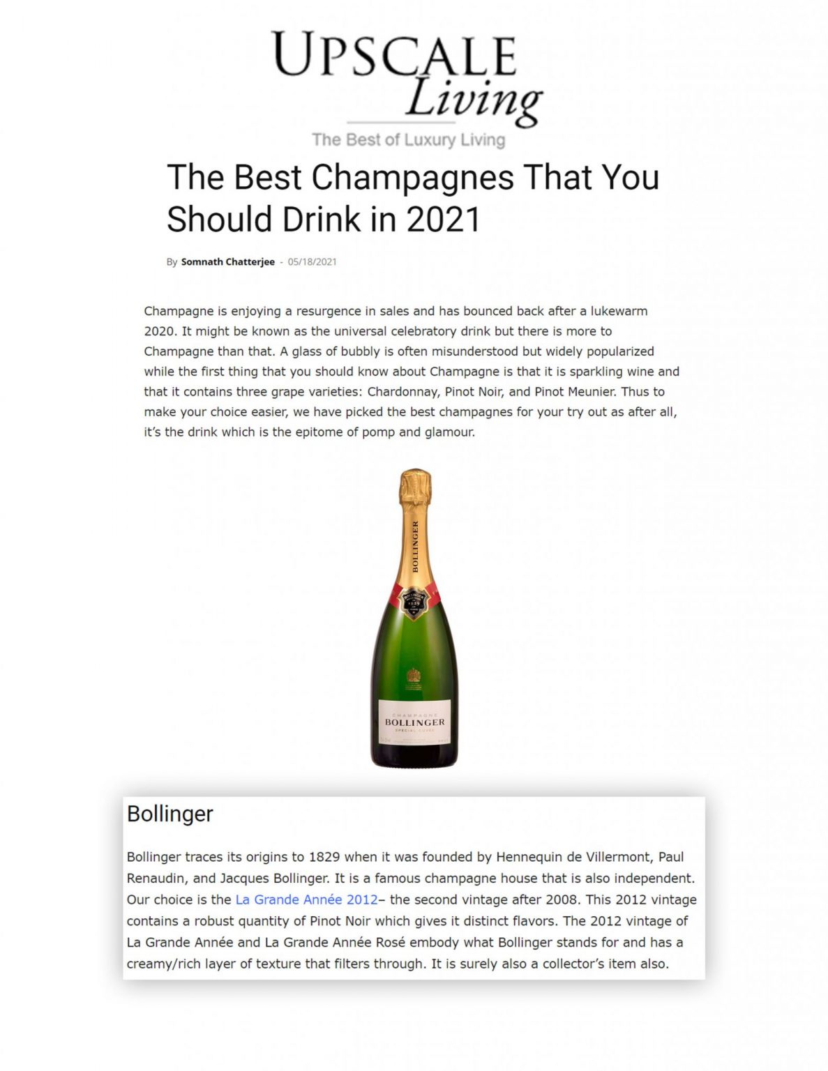 The Best Champagnes That You Should Drink in 2021